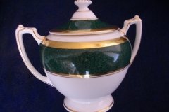 COALPORT ATHLONE GREEN- SUGAR BOWL  .....   http://jaapiesfinechinastore.com