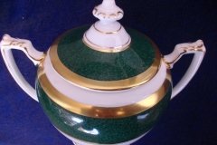 COALPORT ATHLONE GREEN- SUGAR BOWL  .....   http://jaapiesfinechinastore.com