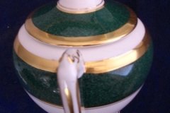 COALPORT ATHLONE GREEN- SUGAR BOWL  .....   http://jaapiesfinechinastore.com