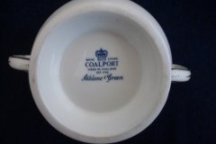 COALPORT ATHLONE GREEN- SUGAR BOWL  .....   http://jaapiesfinechinastore.com