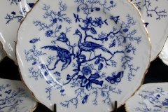 COALPORT CAIRO BLUE #9252-  BREAD & BUTTER PLATE   .....   http://jaapiesfinechinastore.com