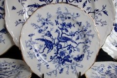 COALPORT CAIRO BLUE #9252-  BREAD & BUTTER PLATE   .....   http://jaapiesfinechinastore.com