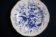 COALPORT CAIRO BLUE #9252-  BREAD & BUTTER PLATE   .....   https://www.jaapiesfinechinastore.com