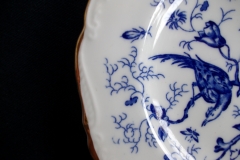 COALPORT CAIRO BLUE #9252-  BREAD & BUTTER PLATE   .....   https://www.jaapiesfinechinastore.com