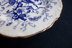 COALPORT CAIRO BLUE #9252-  BREAD & BUTTER PLATE   .....   https://www.jaapiesfinechinastore.com