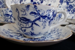 COALPORT CAIRO BLUE #9252- CUPS & SAUCERS   .....   https://www.jaapiesfinechinastore.com