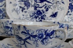 COALPORT CAIRO BLUE #9252- CUPS & SAUCERS   .....   http://jaapiesfinechinastore.com