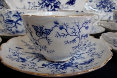 COALPORT CAIRO BLUE #9252- CUPS & SAUCERS   .....   https://www.jaapiesfinechinastore.com