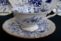 COALPORT CAIRO BLUE #9252- CUP & SAUCER (NOT EMBOSSED)   .....   https://www.jaapiesfinechinastore.com