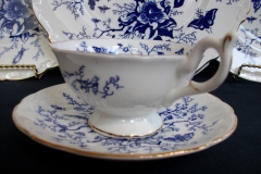 COALPORT CAIRO BLUE #9252- CUP & SAUCER (NOT EMBOSSED)   .....   https://www.jaapiesfinechinastore.com