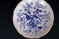 COALPORT CAIRO BLUE #9252- CUP & SAUCER (NOT EMBOSSED)   .....   http://jaapiesfinechinastore.com