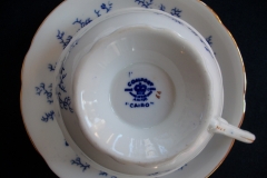 COALPORT CAIRO BLUE #9252- CUP & SAUCER (NOT EMBOSSED)   .....   https://www.jaapiesfinechinastore.com