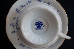 COALPORT CAIRO BLUE #9252- CUP & SAUCER (NOT EMBOSSED)   .....   http://jaapiesfinechinastore.com