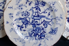 COALPORT CAIRO BLUE #9252-   LUNCH PLATE   .....   https://www.jaapiesfinechinastore.com