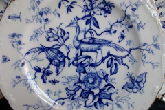 COALPORT CAIRO BLUE #9252-   LUNCH PLATE   .....   https://www.jaapiesfinechinastore.com