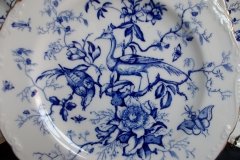 COALPORT CAIRO BLUE #9252-   LUNCH PLATE   .....   http://jaapiesfinechinastore.com