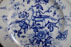 COALPORT CAIRO BLUE #9252-   LUNCH PLATE   .....   https://www.jaapiesfinechinastore.com