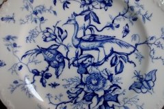 COALPORT CAIRO BLUE #9252-   LUNCH PLATE   .....   http://jaapiesfinechinastore.com