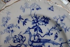 COALPORT CAIRO BLUE #9252-   LUNCH PLATE   .....   http://jaapiesfinechinastore.com