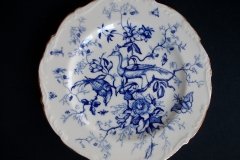 COALPORT CAIRO BLUE #9252-   LUNCH PLATE   .....   http://jaapiesfinechinastore.com