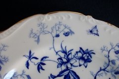 COALPORT CAIRO BLUE #9252-   LUNCH PLATE   .....   http://jaapiesfinechinastore.com