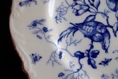 COALPORT CAIRO BLUE #9252-   LUNCH PLATE   .....   https://www.jaapiesfinechinastore.com