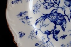 COALPORT CAIRO BLUE #9252-   LUNCH PLATE   .....   http://jaapiesfinechinastore.com