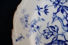 COALPORT CAIRO BLUE #9252-   LUNCH PLATE   .....   http://jaapiesfinechinastore.com