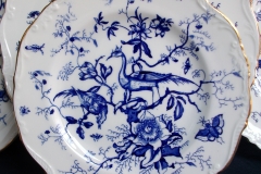 COALPORT CAIRO BLUE #9252-  SALAD PLATE   .....   https://www.jaapiesfinechinastore.com