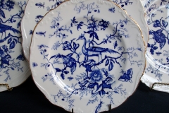 COALPORT CAIRO BLUE #9252-  SALAD PLATE   .....   https://www.jaapiesfinechinastore.com