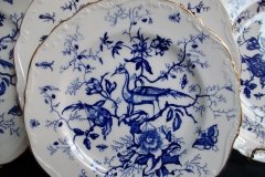 COALPORT CAIRO BLUE #9252-  SALAD PLATE   .....   http://jaapiesfinechinastore.com