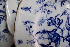 COALPORT CAIRO BLUE #9252-  SALAD PLATE   .....   http://jaapiesfinechinastore.com