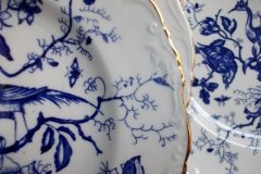 COALPORT CAIRO BLUE #9252-  SALAD PLATE   .....   http://jaapiesfinechinastore.com
