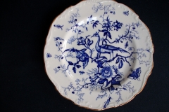 COALPORT CAIRO BLUE #9252-  SALAD PLATE   .....   https://www.jaapiesfinechinastore.com