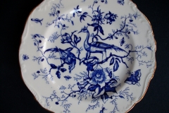 COALPORT CAIRO BLUE #9252-  SALAD PLATE   .....   https://www.jaapiesfinechinastore.com