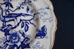 COALPORT CAIRO BLUE #9252-  SALAD PLATE   .....   https://www.jaapiesfinechinastore.com