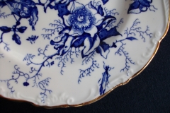 COALPORT CAIRO BLUE #9252-  SALAD PLATE   .....   https://www.jaapiesfinechinastore.com