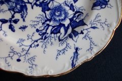 COALPORT CAIRO BLUE #9252-  SALAD PLATE   .....   http://jaapiesfinechinastore.com