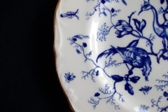 COALPORT CAIRO BLUE #9252-  SALAD PLATE   .....   https://www.jaapiesfinechinastore.com