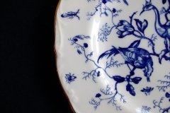 COALPORT CAIRO BLUE #9252-  SALAD PLATE   .....   http://jaapiesfinechinastore.com