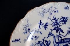 COALPORT CAIRO BLUE #9252-  SALAD PLATE   .....   https://www.jaapiesfinechinastore.com