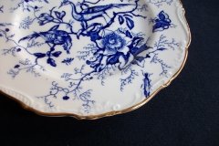 COALPORT CAIRO BLUE #9252-  SALAD PLATE   .....   http://jaapiesfinechinastore.com