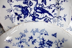 COALPORT CAIRO BLUE #9252-  ROUND SERVING BOWL   .....   https://www.jaapiesfinechinastore.com