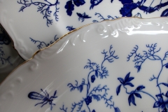 COALPORT CAIRO BLUE #9252-  ROUND SERVING BOWL   .....   https://www.jaapiesfinechinastore.com