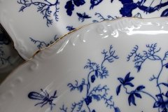 COALPORT CAIRO BLUE #9252-  ROUND SERVING BOWL   .....   http://jaapiesfinechinastore.com