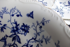 COALPORT CAIRO BLUE #9252-  ROUND SERVING BOWL   .....   https://www.jaapiesfinechinastore.com