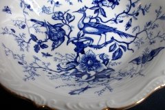 COALPORT CAIRO BLUE #9252-  ROUND SERVING BOWL   .....   http://jaapiesfinechinastore.com