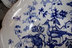 COALPORT CAIRO BLUE #9252-  ROUND SERVING BOWL   .....   https://www.jaapiesfinechinastore.com