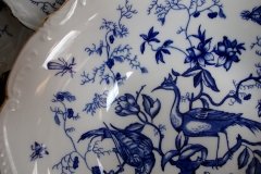 COALPORT CAIRO BLUE #9252-  ROUND SERVING BOWL   .....   http://jaapiesfinechinastore.com