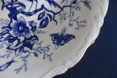 COALPORT CAIRO BLUE #9252-  ROUND SERVING BOWL   .....   https://www.jaapiesfinechinastore.com